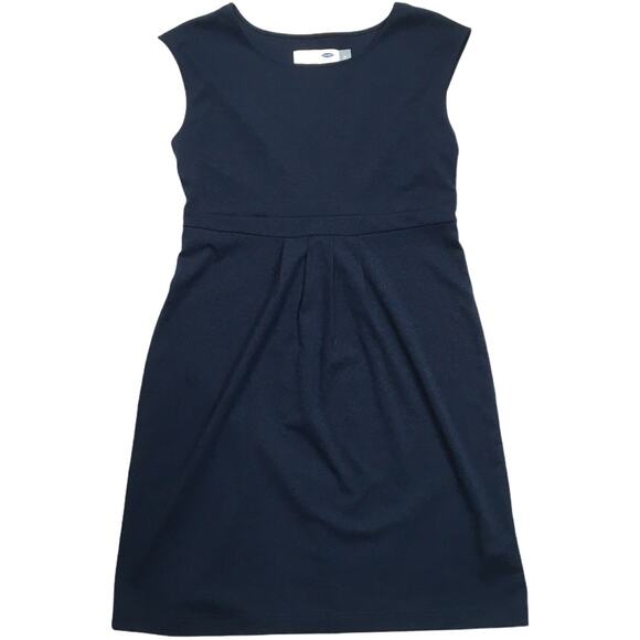 Old Navy Maternity Dress Sleeveless Navy Blue Women's M Pregnancy Casual‎ Knit - Picture 1 of 10